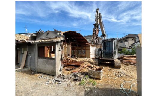 解体工事 作業状況 大阪府 羽曳野市1