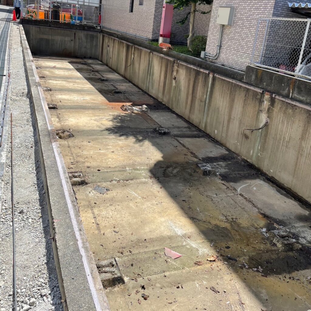 大阪府 豊中市 before-after 機械式立体駐車場の施工事例写真04